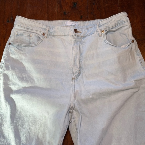 Loft Denim Jeans Curvy Straight Crop 32 (16) - Picture 3 of 8